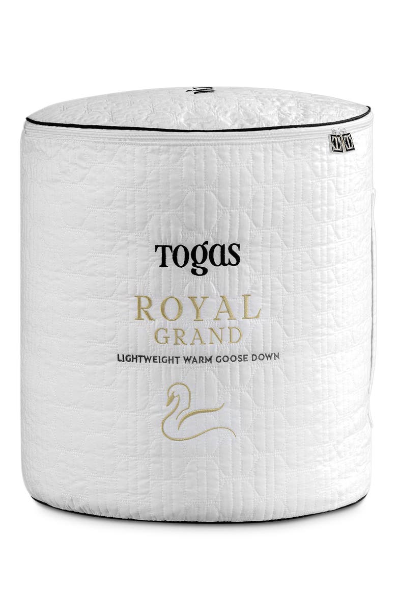Togas Royal Grand goose down comforter, Alternate, color, White