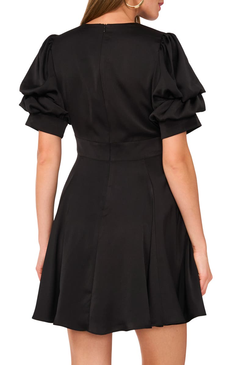 1.STATE Bubble Sleeve Fit & Flare Minidress, Alternate, color,