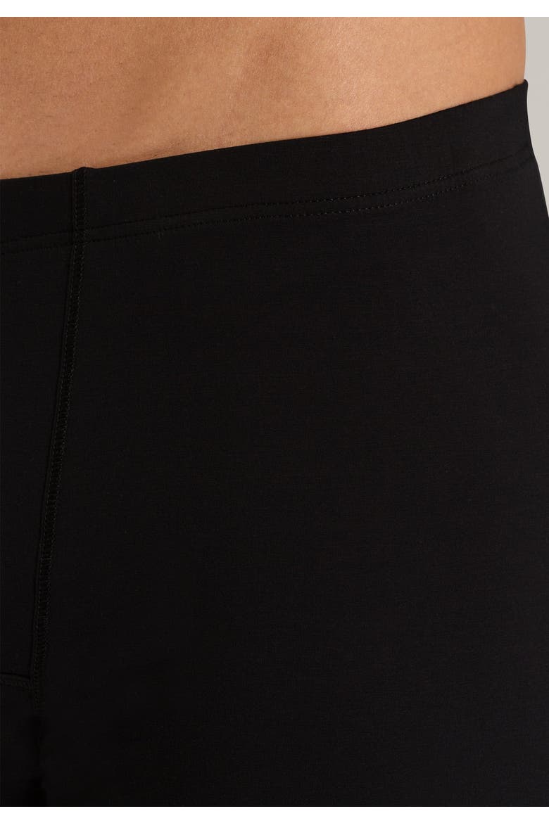 Cotton Sensation Long Leg Boxer Brief With Fly, Alternate, color, BLACK