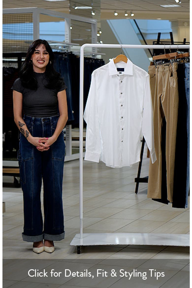 Trim Fit Cotton Dress Shirt video