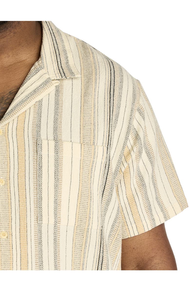 Lucky Brand Jeans Big & Tall  Striped Sport Shirt, Alternate, color, 