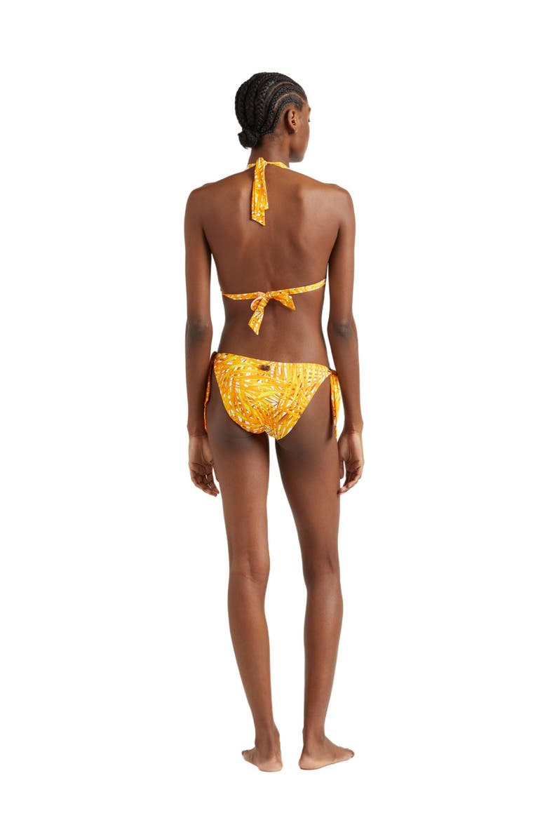 Vilebrequin Women's Palm Leaves Side Tie Jersey Bikini Bottom, Alternate, color,