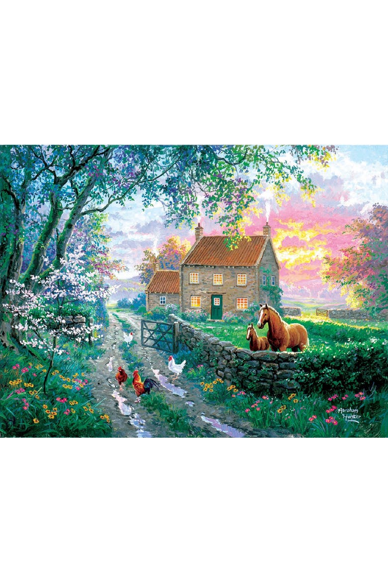 English Farm Life 500 piece Jigsaw Puzzle for Adults, Alternate, color, Multicolor