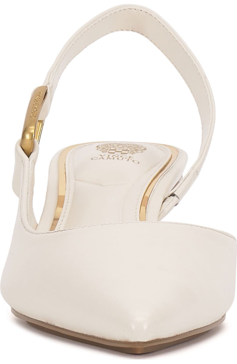 Vince Camuto Inari Slingback Pointed Toe Pump, Alternate, color, Coconut Cream