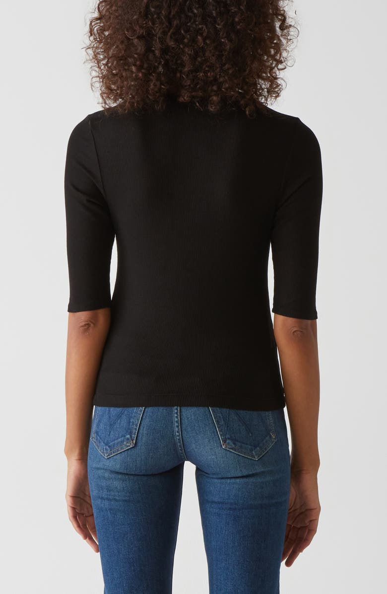 Michael Stars Maeve Elbow Sleeve Rib T-Shirt, Alternate, color,