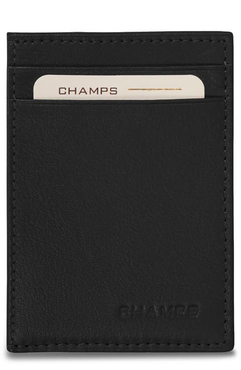Onyx Leather RFID Hybrid Card Case