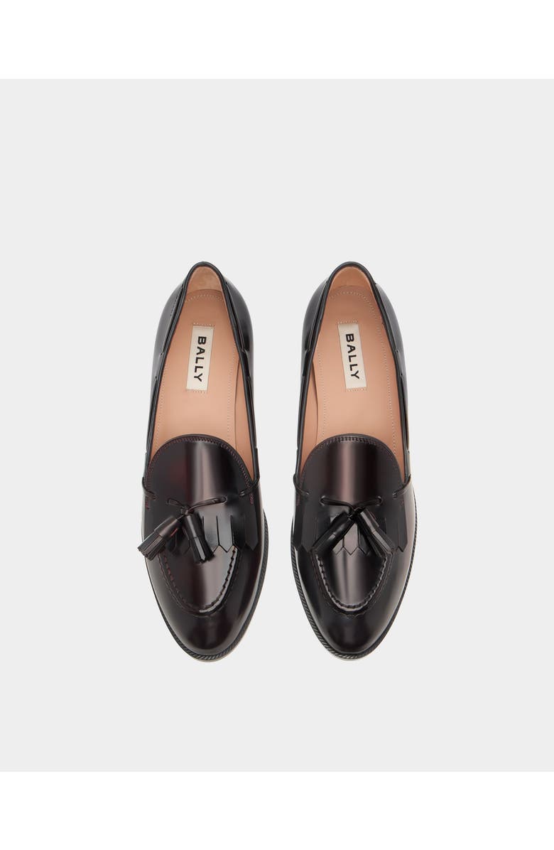 Bally Elite Loafer in Andorra Brushed Leather, Alternate, color, Red