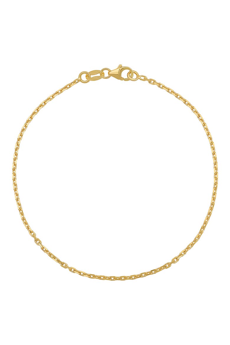 14K Gold Chain Bracelet (Nordstrom Exclusive), Main, color, 14K YELLOW GOLD