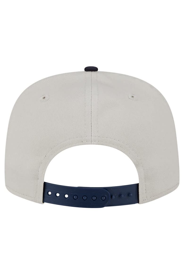Men's New Era Cream Boston Red Sox Iron Golfer Snapback Hat, Alternate, color, Cream