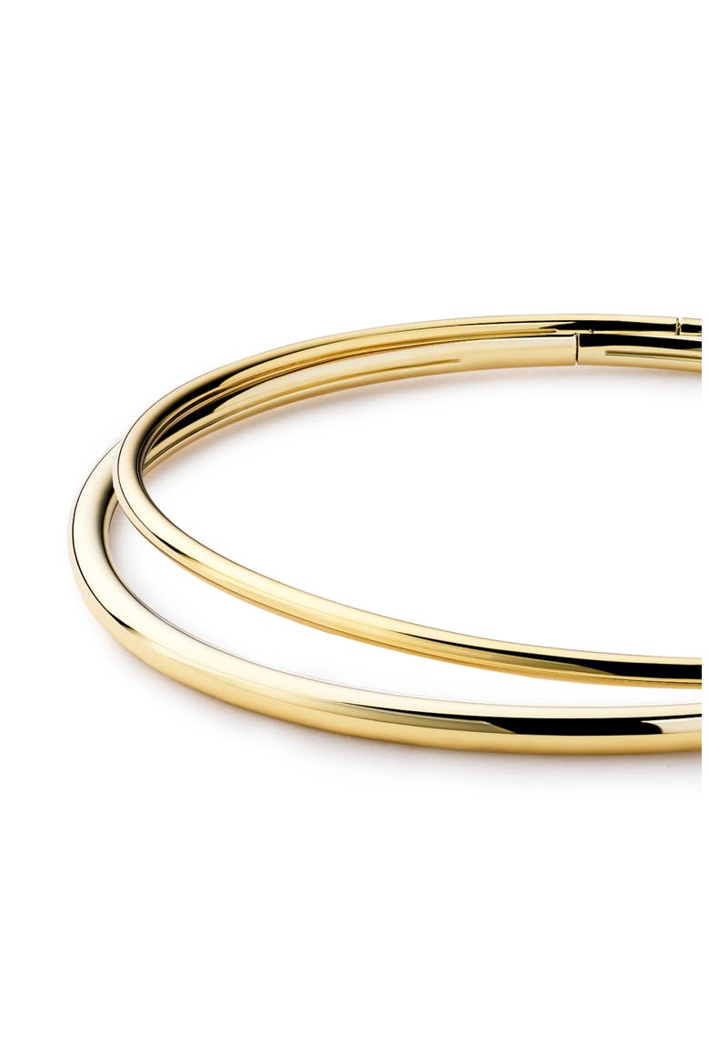 Carter Set of 2 14k Gold Plated Bangles, Alternate, color, GOLD