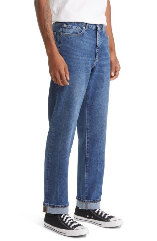 Dl1961 Noah Tapered Straight Leg Jeans In Dark Keys Cuffed