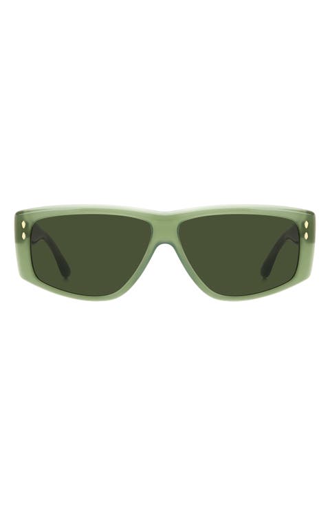 52mm Flat Top Sunglasses