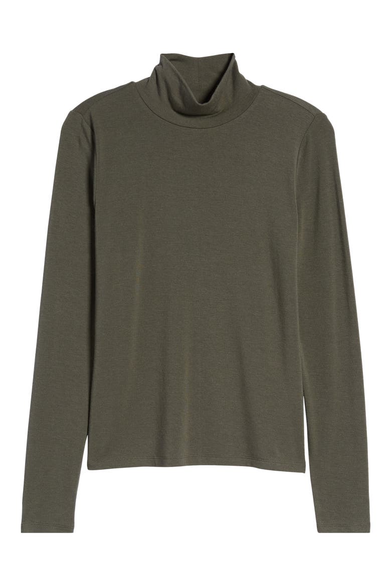 Norfolk Turtleneck Shirt, Alternate, color, HARVEST GREEN