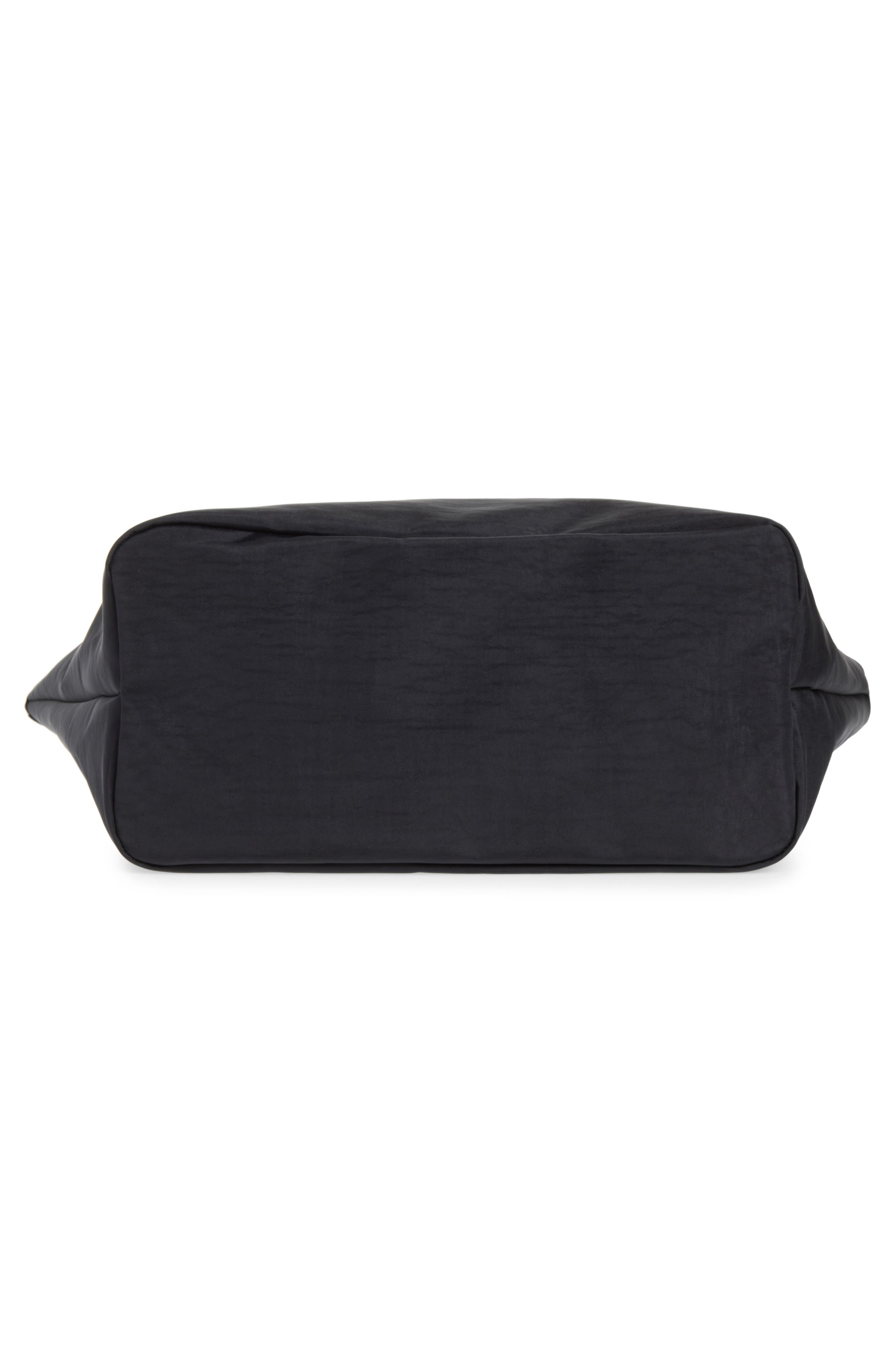 Large Nylon Reversible Tote, Alternate, color, BLACK MIX