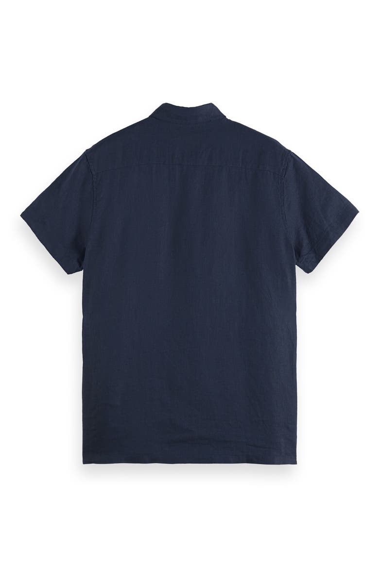 Core Solid Short Sleeve Button-Up Shirt, Alternate, color, NIGHT