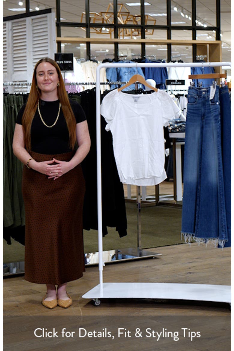 Coastalina Flutter Sleeve Linen Top video