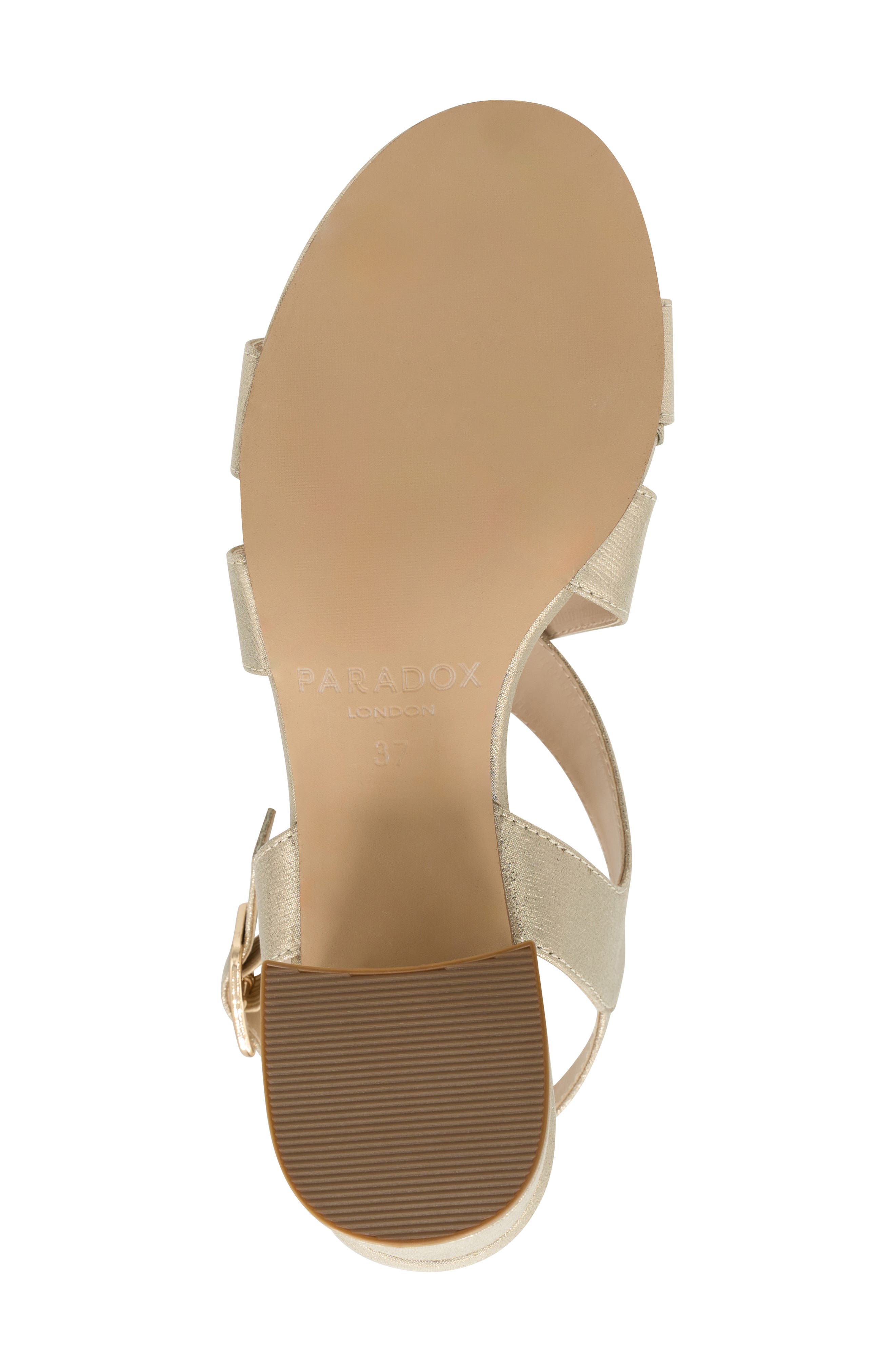 Ida Ankle Strap Sandal, Alternate, color, CHAMPAGNE