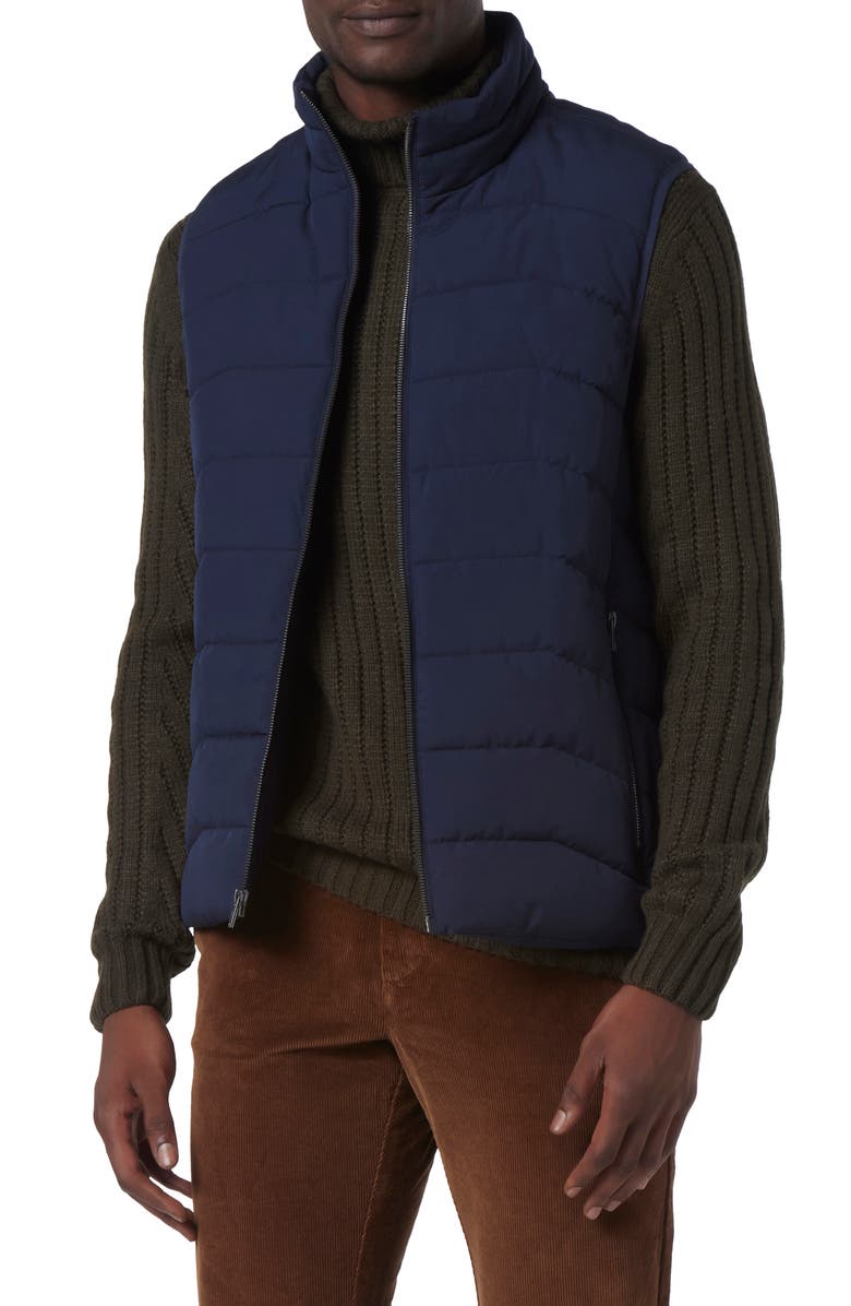 Andrew Marc Packable Vest, Alternate, color, Ink