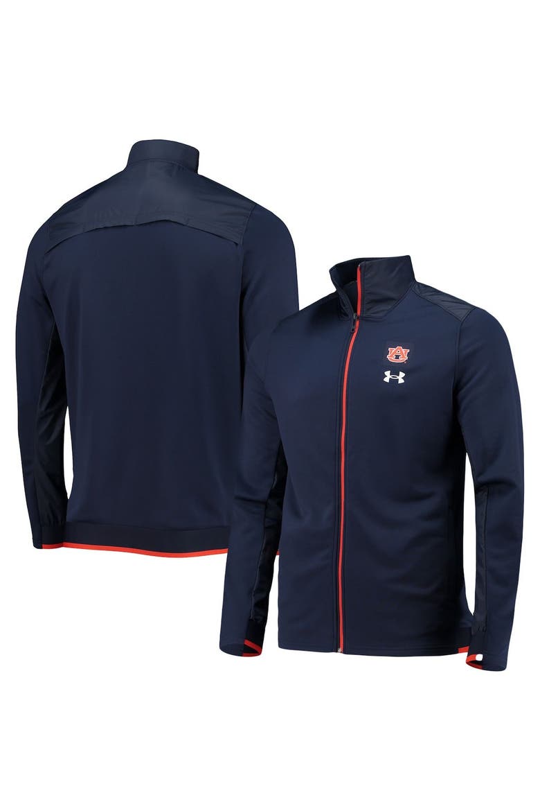 Men's Under Armour Navy Auburn Tigers 2021 Sideline Command Full-Zip Jacket, Main, color, Navy