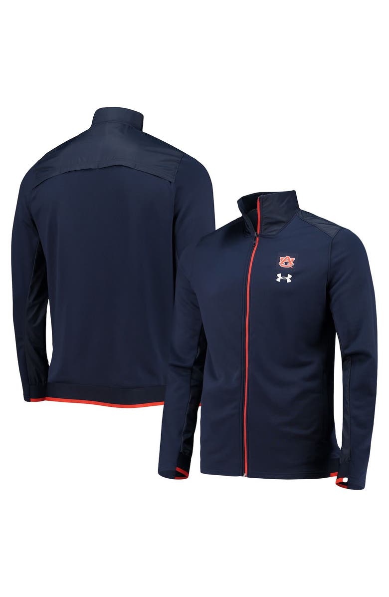 Under Armour Men's Under Armour Navy Auburn Tigers 2021 Sideline Command Full-Zip Jacket, Main, color, Navy
