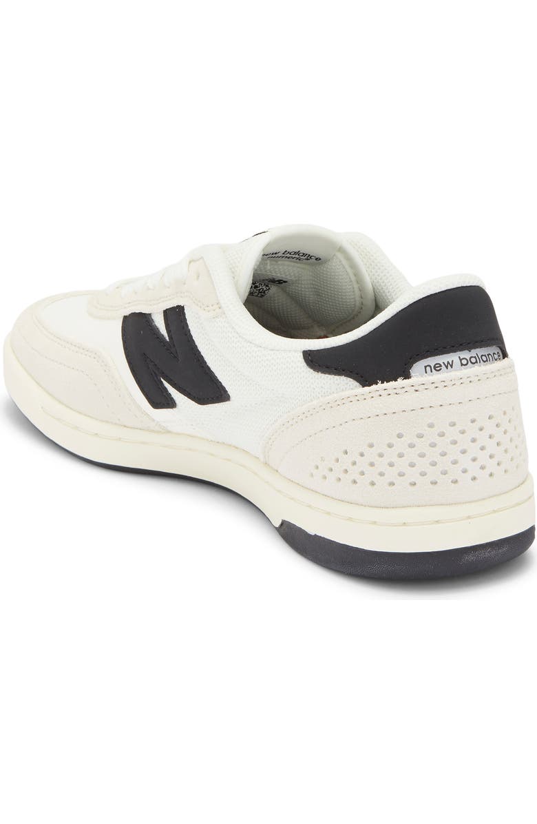 New Balance 440 Skate Sneaker, Alternate, color, Sea Salt/ Black