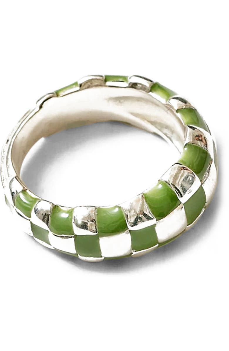 Wolf Circus Libby Checkered Ring, Main, color, 