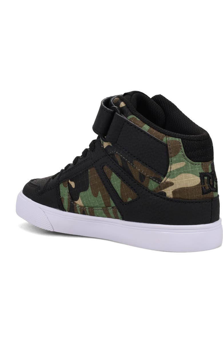 DC Shoes Kids' Pure HI High Top Sneaker, Alternate, color, Black Camo