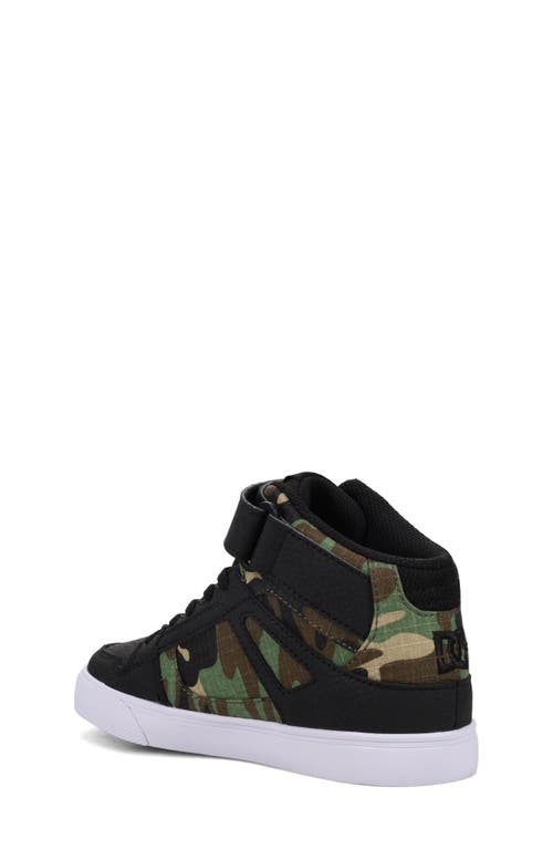 Dc Shoes Kids' Pure Hi High Top Sneaker In Black