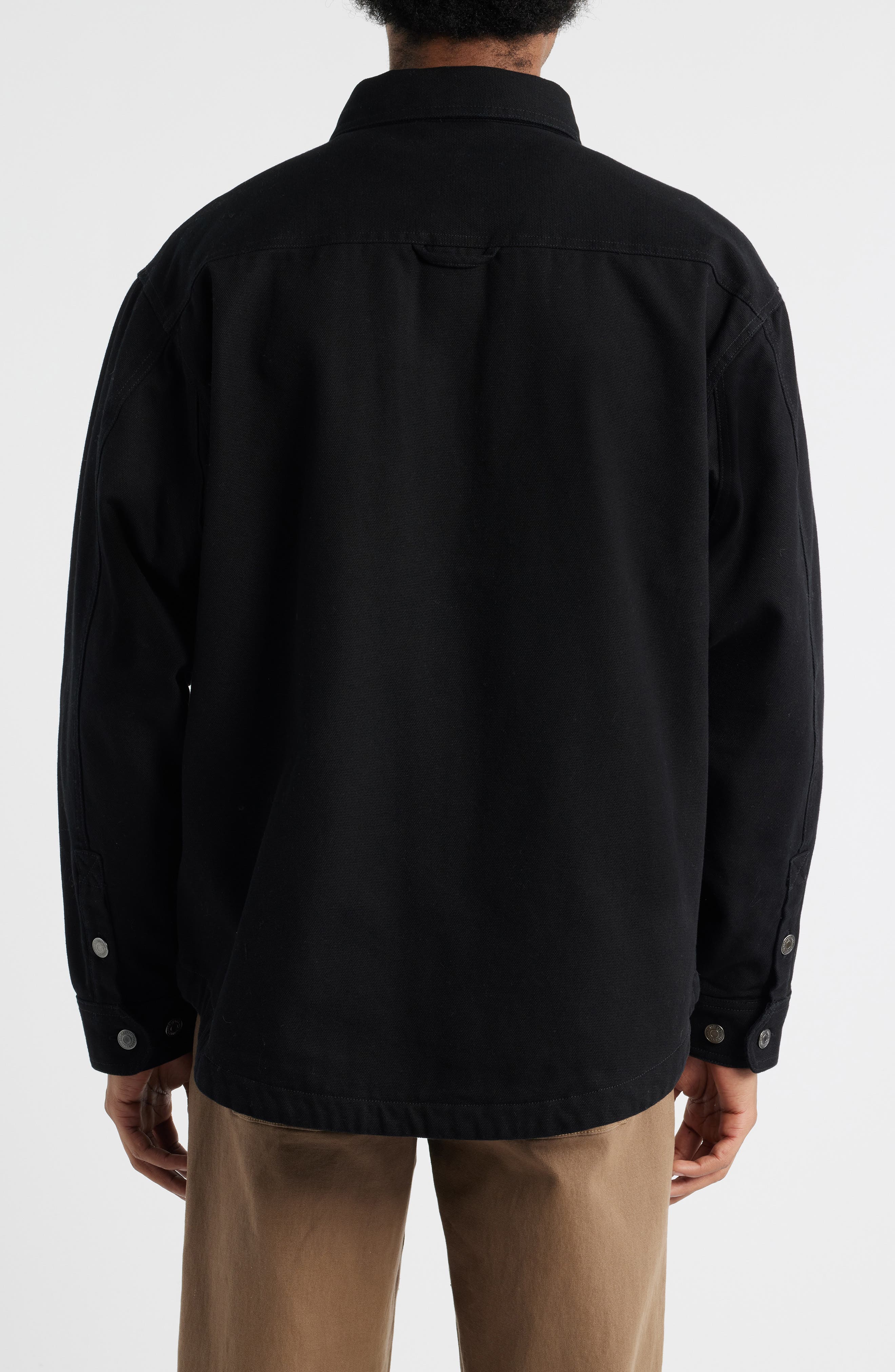 Selby Cotton Canvas Button-Up Shirt Jacket - image 2