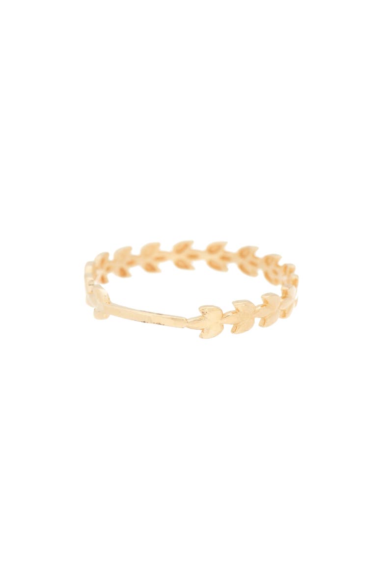 Bony Levy 14K Gold Flower Stacking Ring, Alternate, color, 