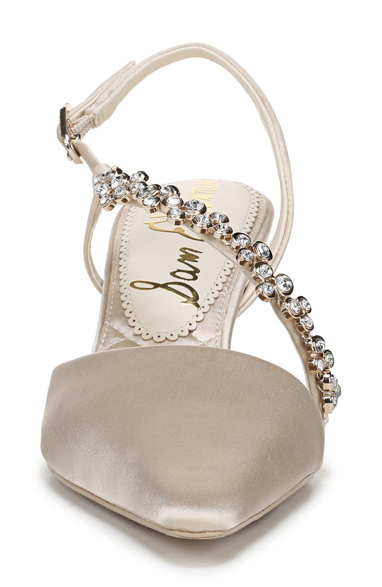 Sam Edelman Bonnie Slingback Pointed Toe Pump, Alternate, color, Modern Ivory