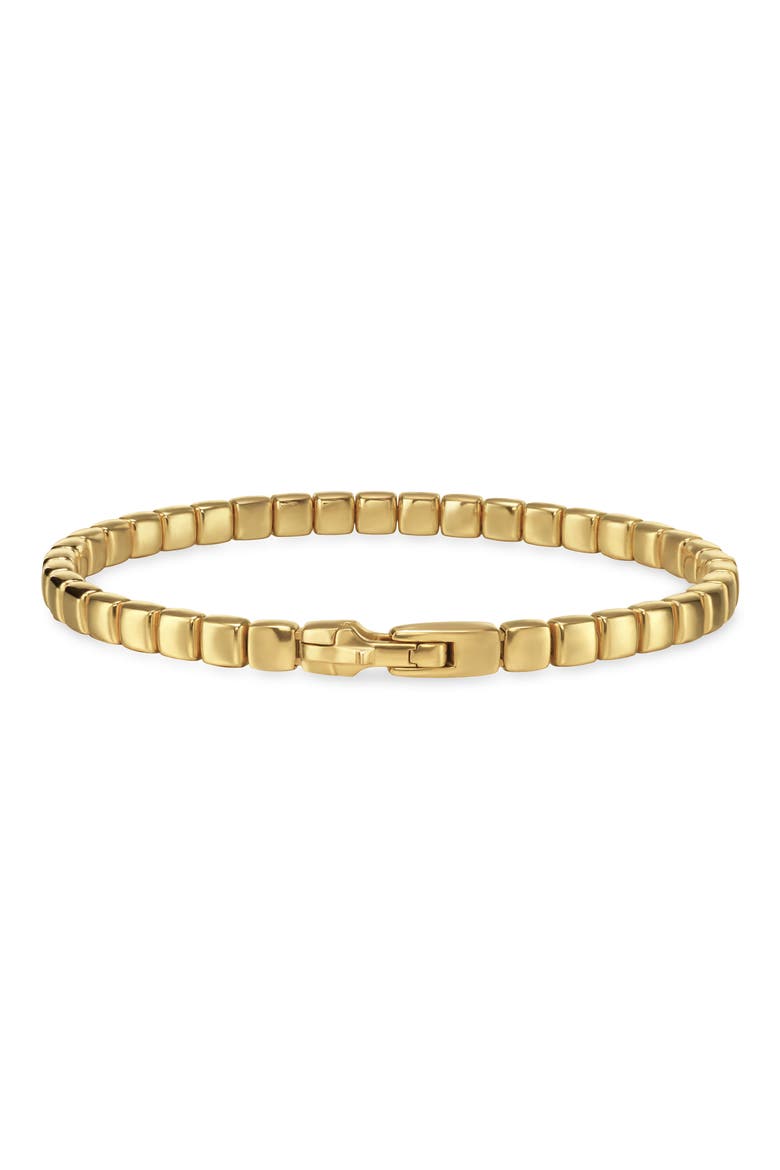 Spiritual Beads Cushion Bracelet, 5mm, Alternate, color, 18K GOLD