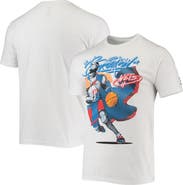 NBA X MCFLYY Men's NBA x McFlyy White Brooklyn Nets Identify Artist Series T-Shirt