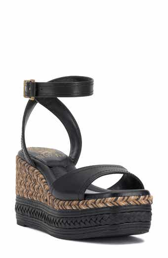 Vince Camuto Lilla Ankle Strap Platform Wedge