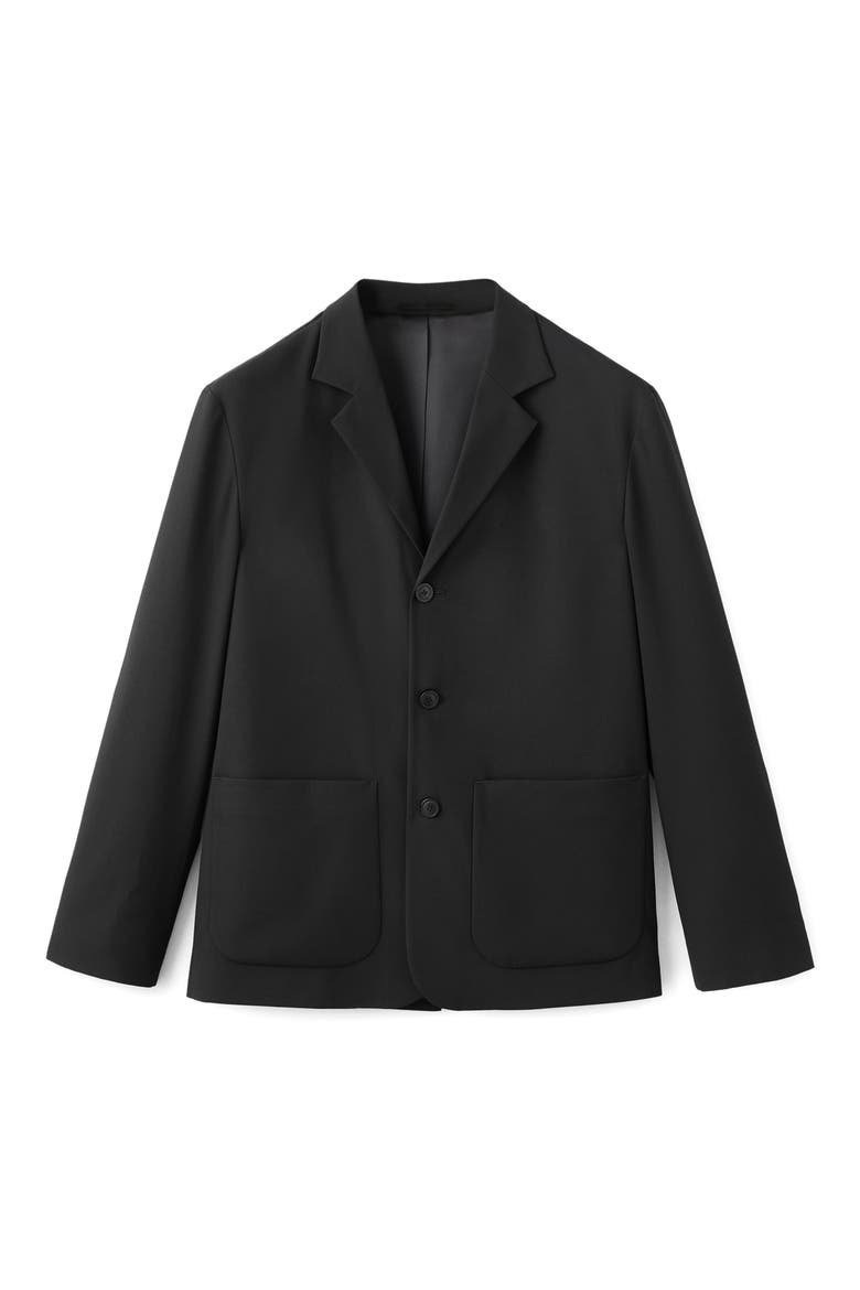 Slim Fit Suit Blazer, Alternate, color, BLACK