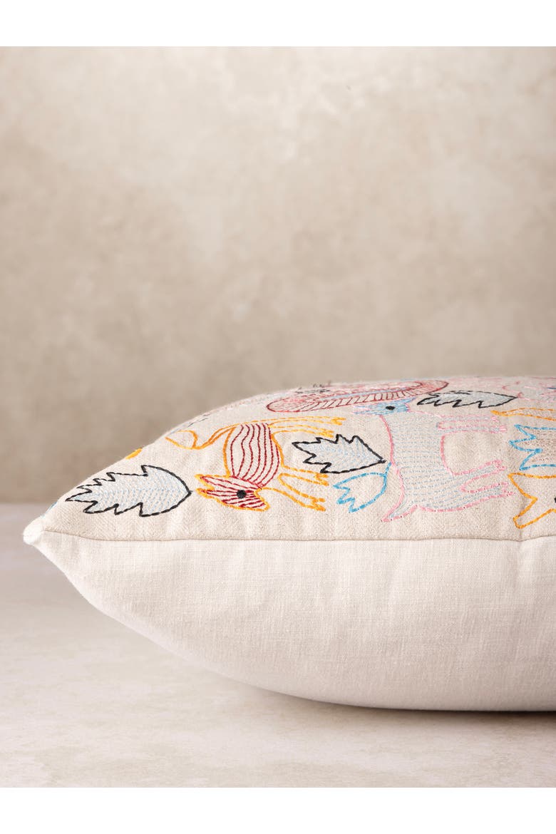 Fateh Throw Pillow Cover, Alternate, color, Multicolored