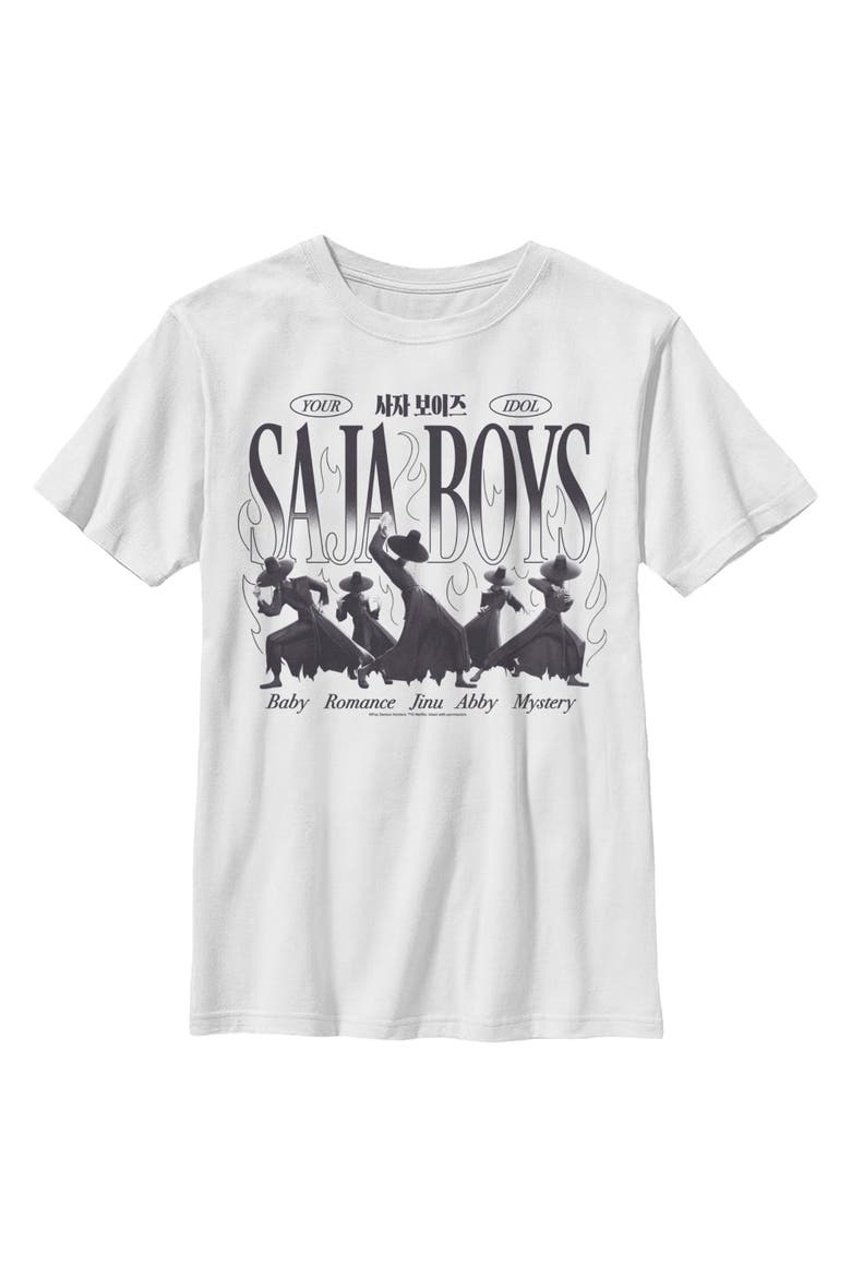 Boy's KPop Demon Hunters Your Saja Boys Idols  Graphic T-Shirt, Main, color, White