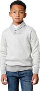 Hope & Henry Boys' Organic Intarsia Shawl Collar Sweater, Kids