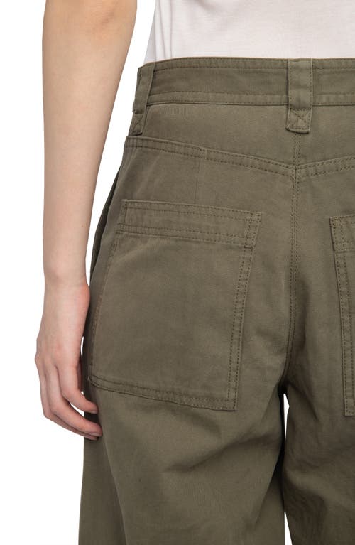 Zadig & Voltaire Cotton Canvas Cargo Pants In Green