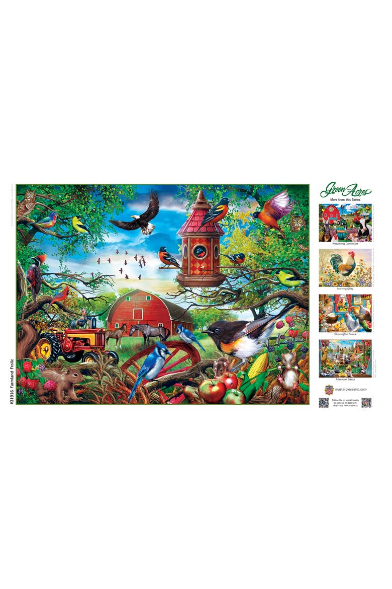 Farmland Frolic 300 Piece Jigsaw Puzzle, Alternate, color, Multicolor