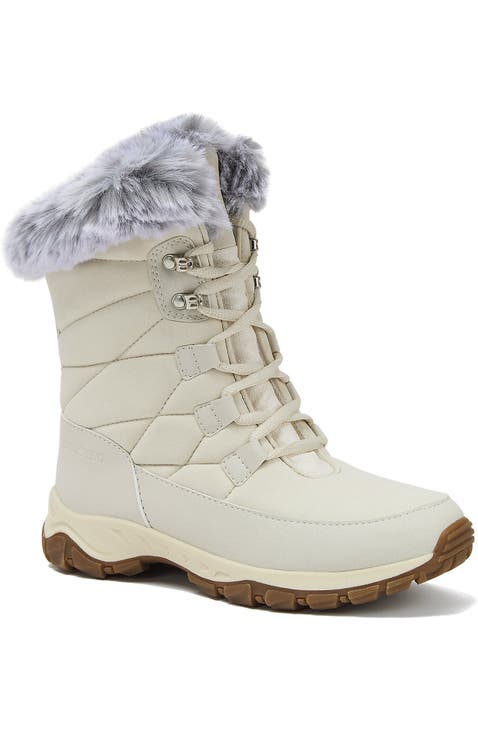 Wide Width Expedition Trail Waterproof Lace Up Snow Boots
