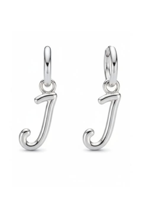 Mini Signature Initial Huggie Earrings