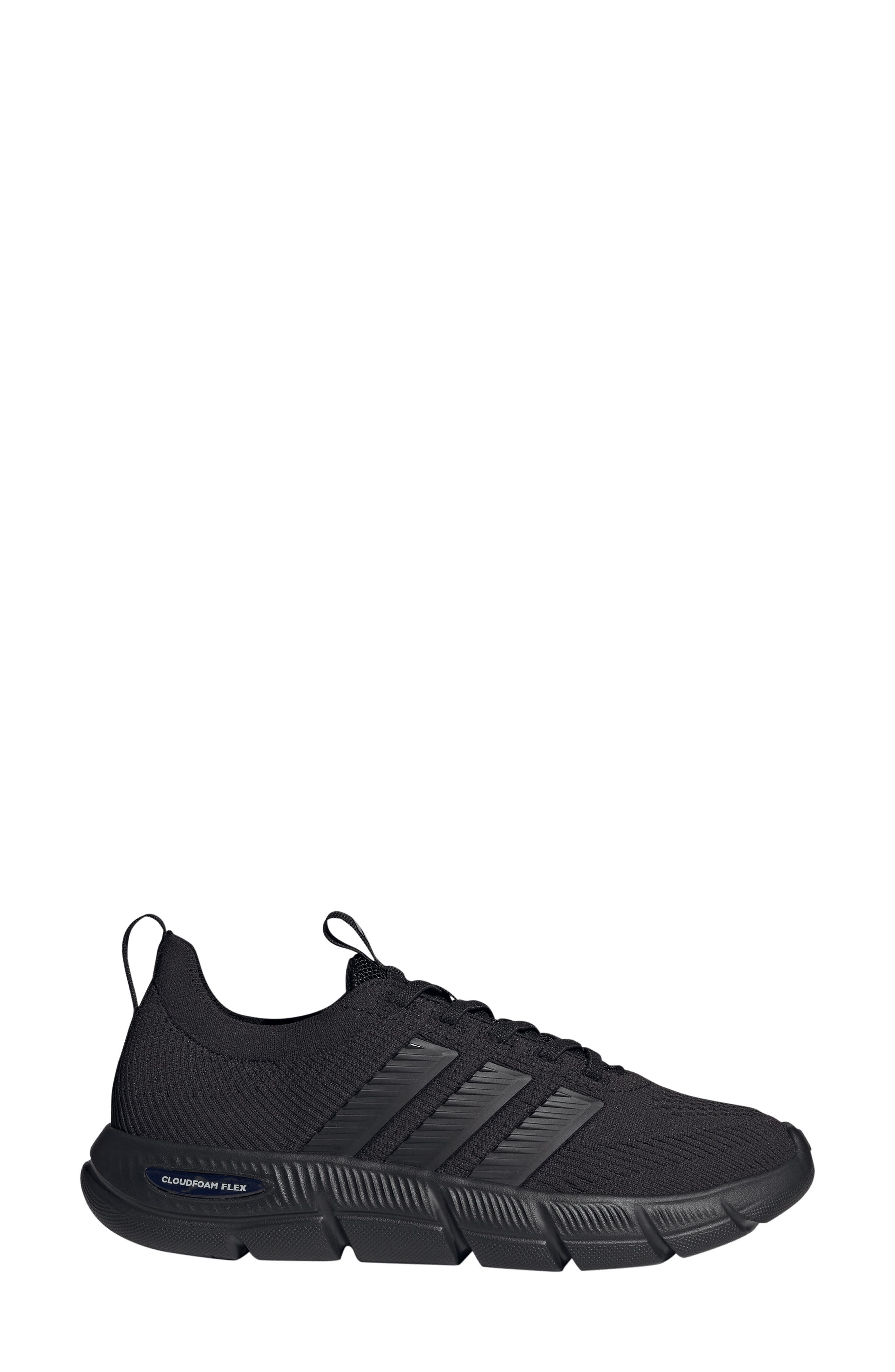 adidas Cloudfoam Flex Slounge Running Shoe, Alternate, color, Core Black/ Core Black