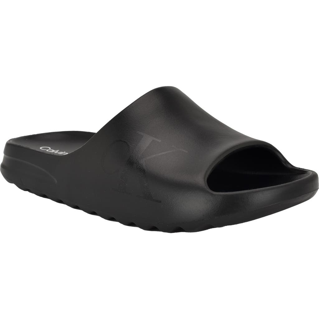 Calvin Klein Olin Slide Sandal In Black