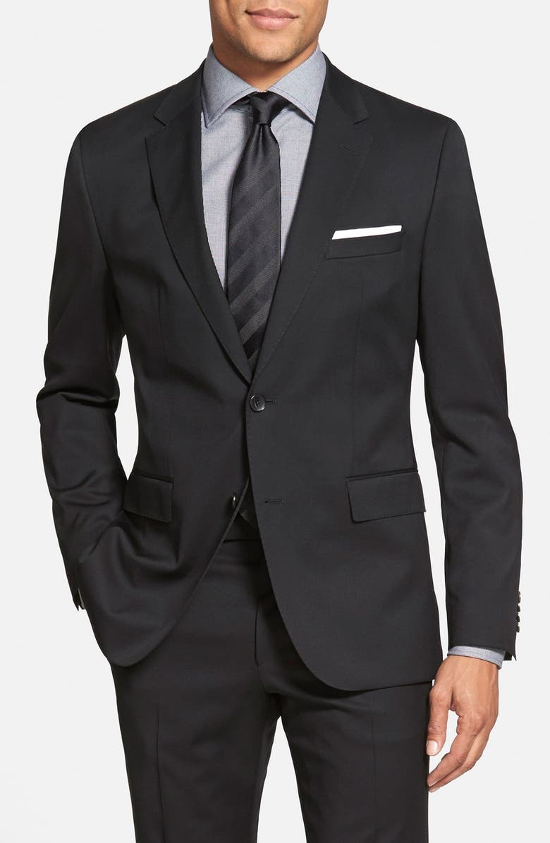BOSS Johnstons/Lenon Classic Fit Wool Suit, Alternate, color, 