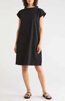 Mock Neck Dress
