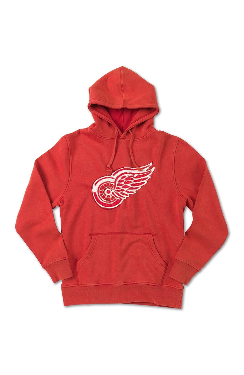American Needle NHL Goliath Redwings Hooded Pullover, Main, color,