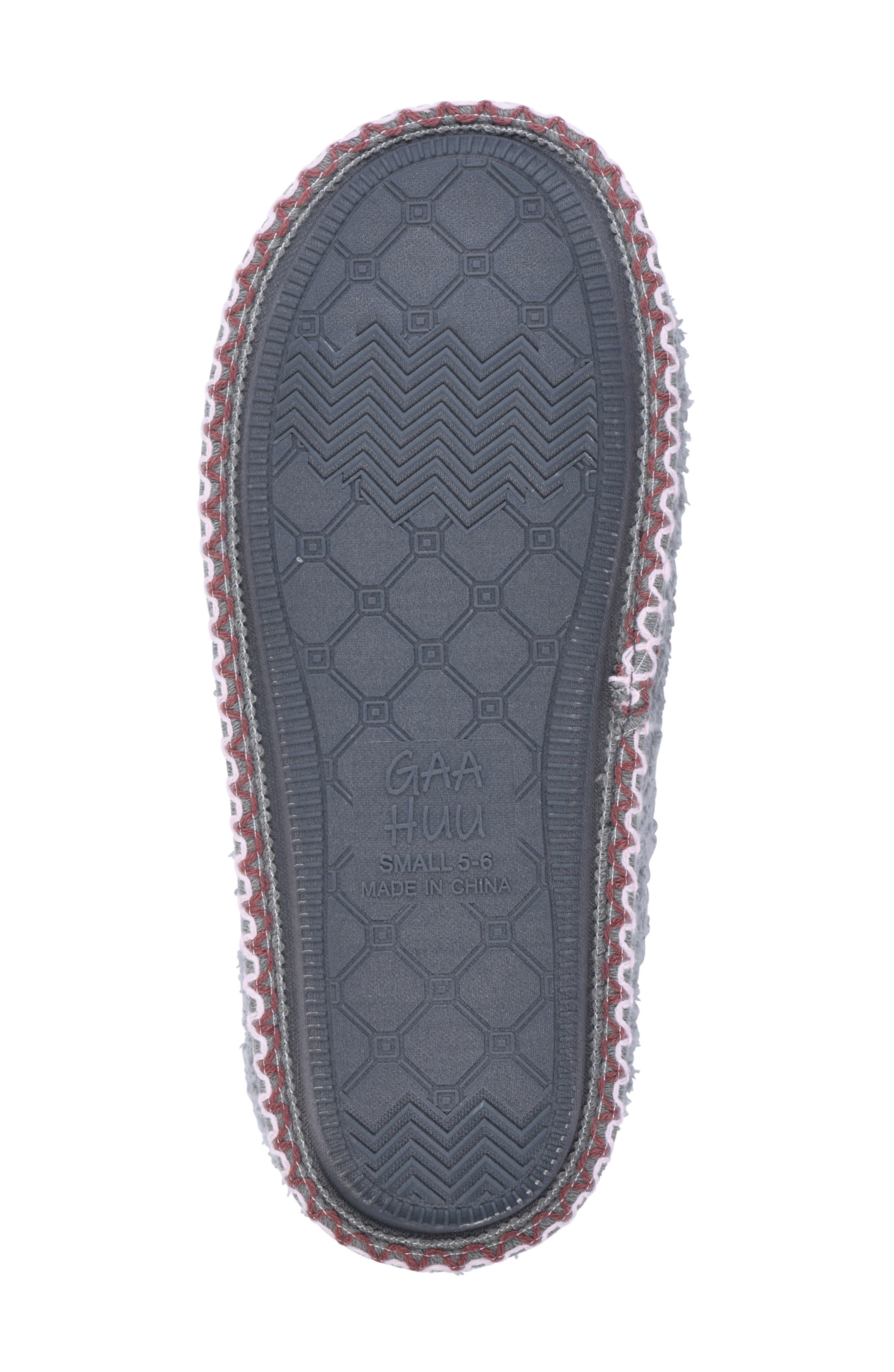 Cozee Faux Shearling Lined Slipper, Alternate, color, GREY
