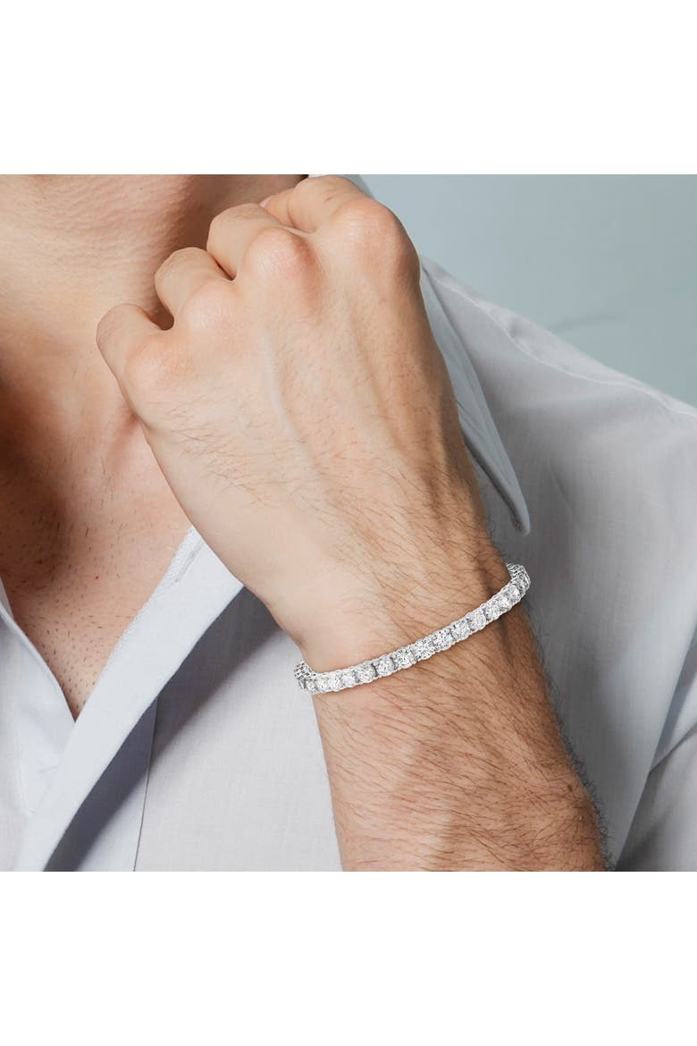 15Luv 10K Gold Lab Grown Diamond Tennis Bracelets - 18.9 Carats, Alternate, color, 10K White Gold
