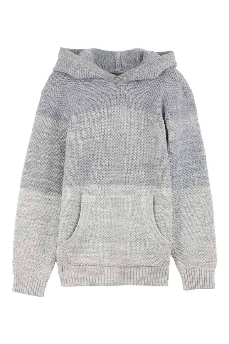 Kids' Colorblock Hoodie, Main, color, LIGHT GREY